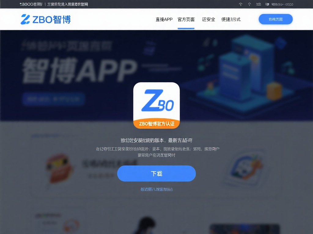 ZBO智博APP官网新版下载及安装详细教程 官方网站
直接访问智博APP官方页面是最安全、便